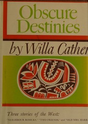 Cover of: Obscure destinies