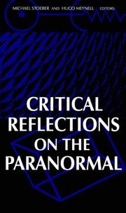 Cover of: Critical reflections on the paranormal