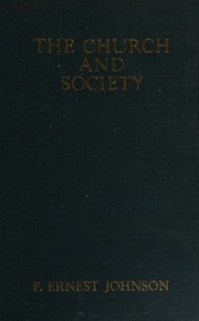 cover of The church and society