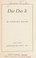 Cover of: Diet does it
