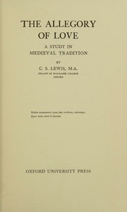 Cover of: The Allegory of Love
