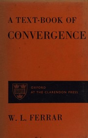 Cover of: A text-book of convergence