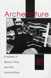Cover of: Architecture | David Farrell Krell