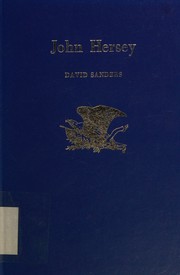 Cover of: John Hersey