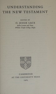 Cover of: Understanding the new testament
