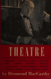Cover of: Theatre
