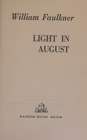 Cover of: Light in August
