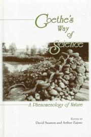 Cover of: Goethe's way of science: a phenomenology of nature