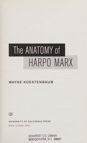 Cover of: Anatomy of Harpo Marx