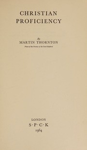 Cover of: Christian proficiency