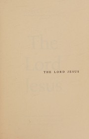 Cover of: The Lord Jesus