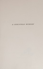 Cover of: A Christmas memory by Truman Capote, Truman Capote