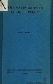 Cover of: The categories of Charles Peirce.
