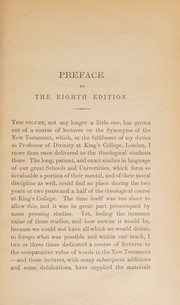 Cover of: Synonyms of the New Testament