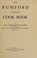 Cover of: The Rumford complete cook book