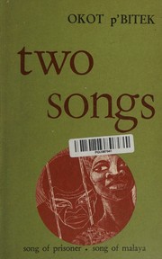 Cover of: Two songs