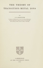 Cover of: The theory of transition-metal ions