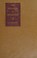 Cover of: The behavior of organisms