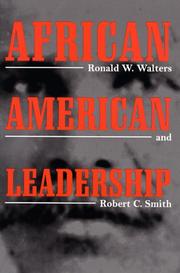 Cover of: African American leadership by Ronald W. Walters