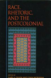 Cover of: Race, Rhetoric, and the Postcolonial by 