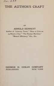 Cover of: Author's Craft