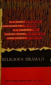 Cover of: Religious Drama I Five Plays