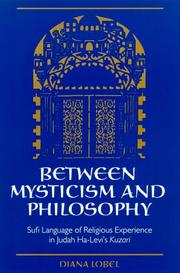 Between Mysticism and Philosophy by Diana Lobel