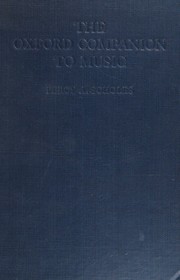 Cover of: The Oxford Companion to Music