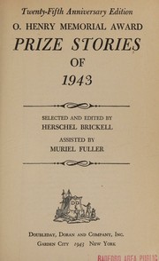 Cover of: O. Henry Memorial Award Prize Stories of 1945