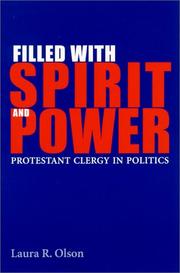Cover of: Filled With Spirit and Power: Protestant Clergy in Politics