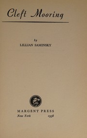Cover of: Cleft mooring