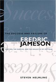 Cover of: The Success and Failure of Frederic Jameson