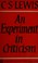 Cover of: An experiment in criticism