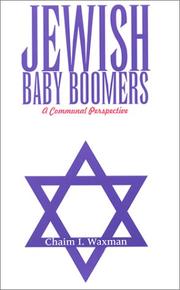 Cover of: Jewish Baby Boomers by Chaim I. Waxman