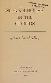 Cover of: Schoolhouse in the clouds