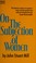 Cover of: On the subjection of women
