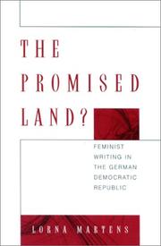 Cover of: The Promised Land?: Feminist Writing in the German Democratic Republic
