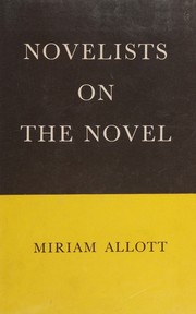 Cover of: Novelists on the novel