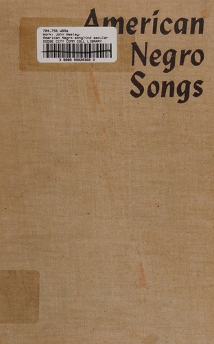 cover of American Negro Songs