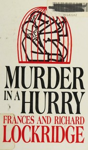 Cover of: By Frances Lockridge - Murder in a Hurry (A Mr. & Mrs. North Mystery) (1983-01-16) [Paperback]