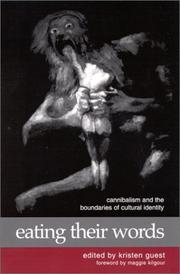 Cover of: Eating their words: cannibalism and the boundaries of cultural identity