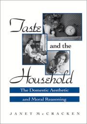 Cover of: Taste and the Household: The Domestic Aesthetic and Moral Reasoning