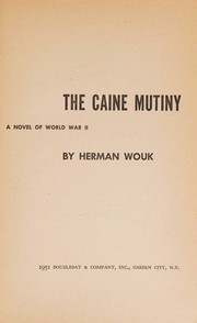 Cover of: the caine mutiny