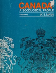 Cover of: Canada: a sociological profile