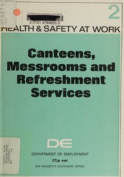 Cover of: Canteens, messrooms and refreshment services.
