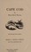 Cover of: Cape Cod (Apollo editions)