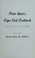 Cover of: Cape Cod cookbook;