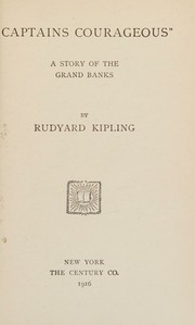Cover of: "Captains courageous" by Rudyard Kipling, Rudyard Kipling