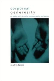 Cover of: Corporeal Generosity: On Giving With Nietzsche, Merleau-Ponty, and Levinas (Suny Series in Gender Theory)