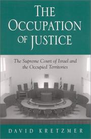 Cover of: The occupation of justice by David Kretzmer